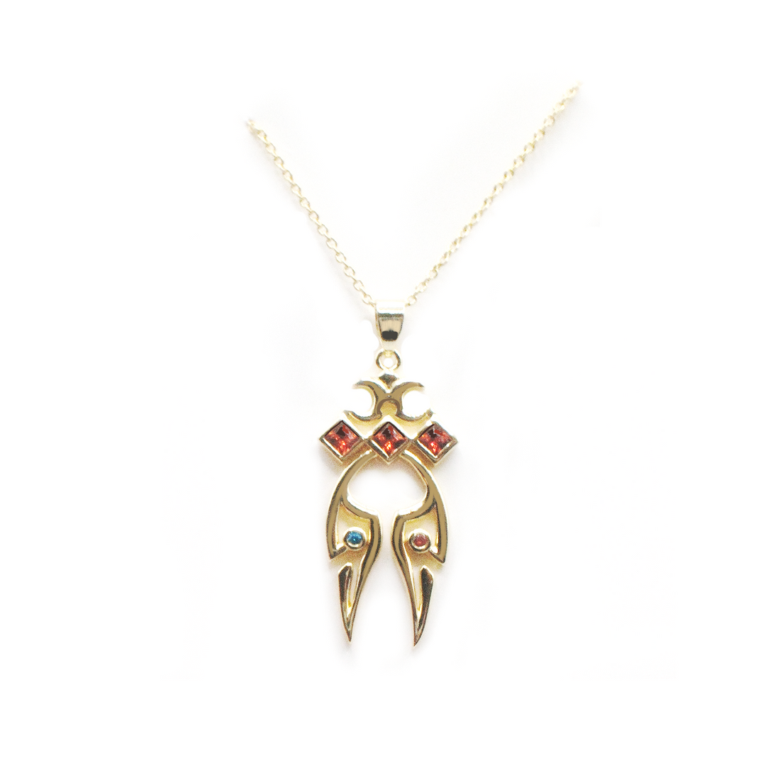 Dual Blades Necklace