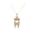 Dual Blades Necklace